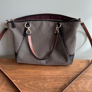 Coach purse short and long handle